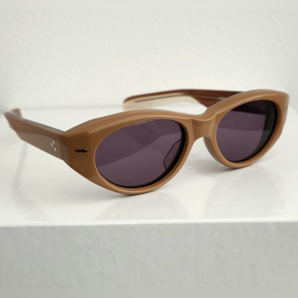 Jacques Marie Mage Tan Sunglasses